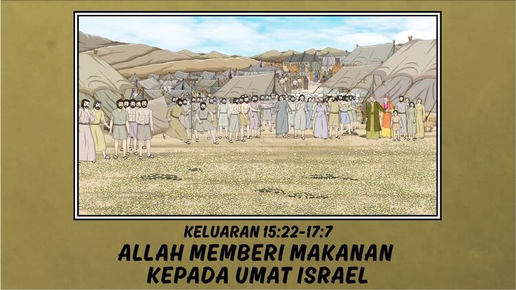 God gave food to the Israelites